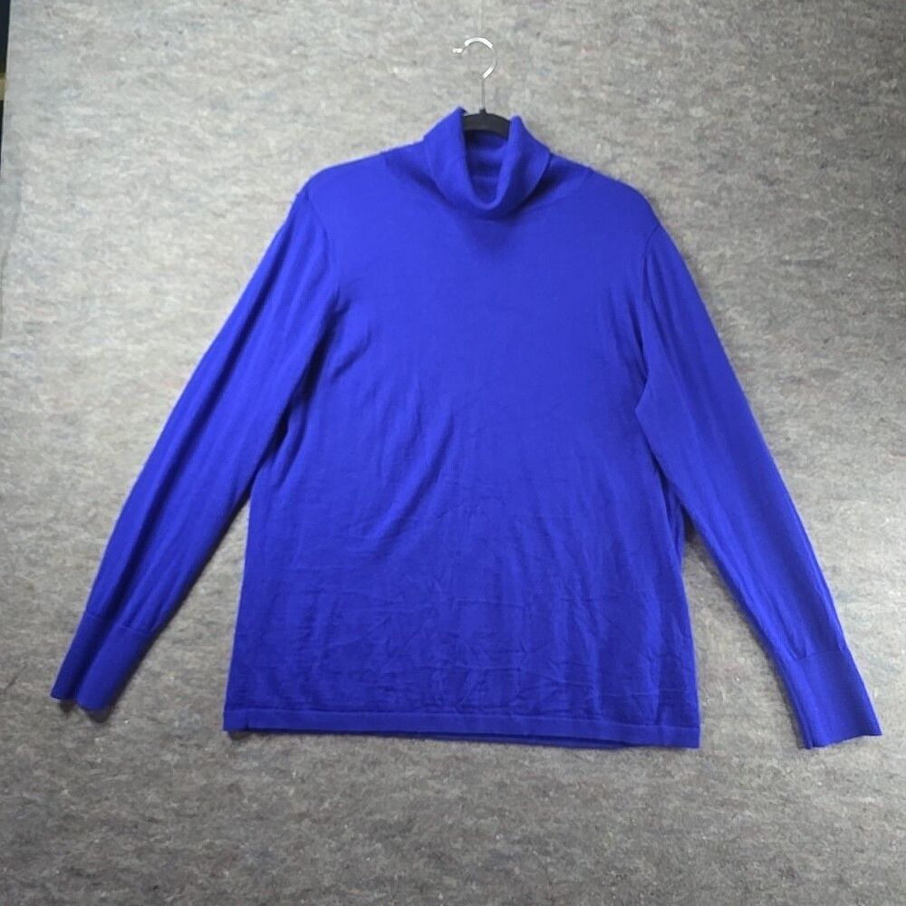 Halogen Womens 2XL Merino Wool Blend Long Sleeve Turtleneck Sweater